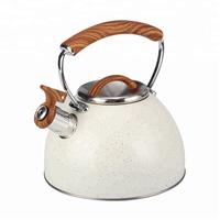 2.5L silicone handle colored whistling kettle Stainless Steel Kettle Promotional Price